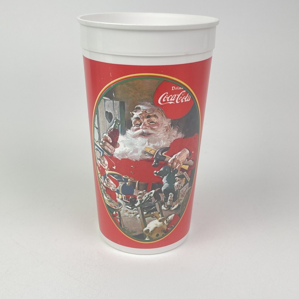 Coca Cola ‎ 1992 Collector Cup Santa Haddon Sundblom Artist 1953 Tokyo Express